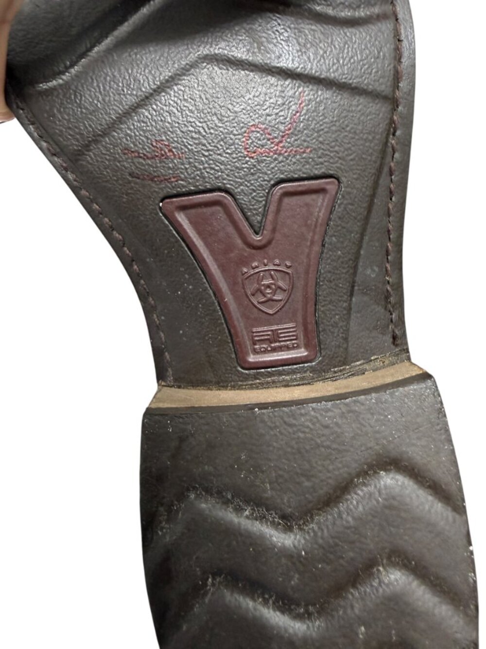 Ariat Heritage Stockyard Leather Western Cowboy Boot men's 11 D - Picture 12 of 16
